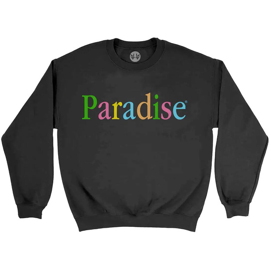 Paradise - Colors Logo Crewneck (Black)