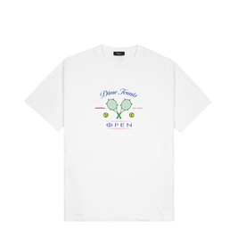 Dime Court T-shirt white