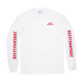 Sci-Fi Fatasy Logo L/S Longsleeve alb