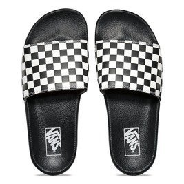 flip-flops cu alunecare (tablă de șah) alb