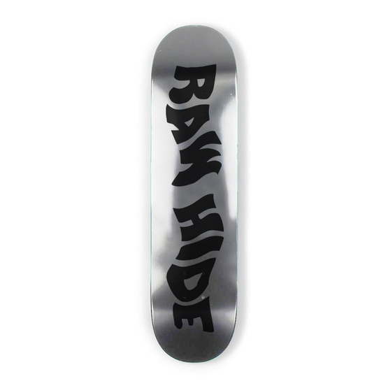 bord Raw Hide Og Logo Skateboard / Chrome Silver