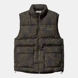 Carhartt WIP Springfield Vest (Paisley Print Plant/Black)