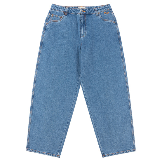 Dime Classic baggy denim pants indigo washed