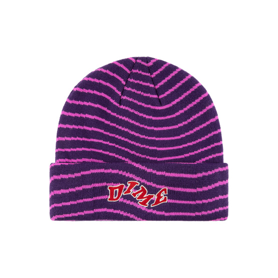 Dime College Wave cuff beanie burgundy