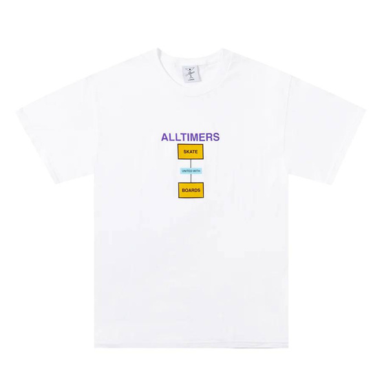 alltimers - Tricou Formă și materie (alb)