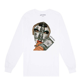 fucking Awesome - Money Face L/S Tee (alb)