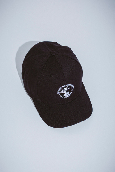 Fucking Awesome FA World Six Panel  Baseball Cap (Black)