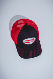 Fucking Awesome Mechanics Six Panel Mesh Hat (Navy/Red)