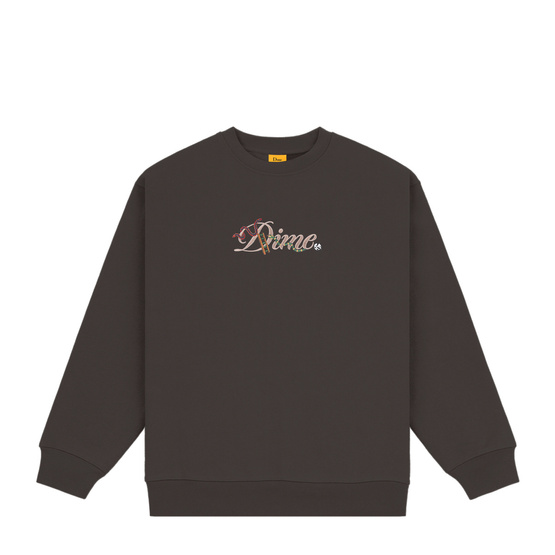  Dime Cursive Snake crewneck vintage black