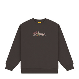  Dime Cursive Snake crewneck vintage black