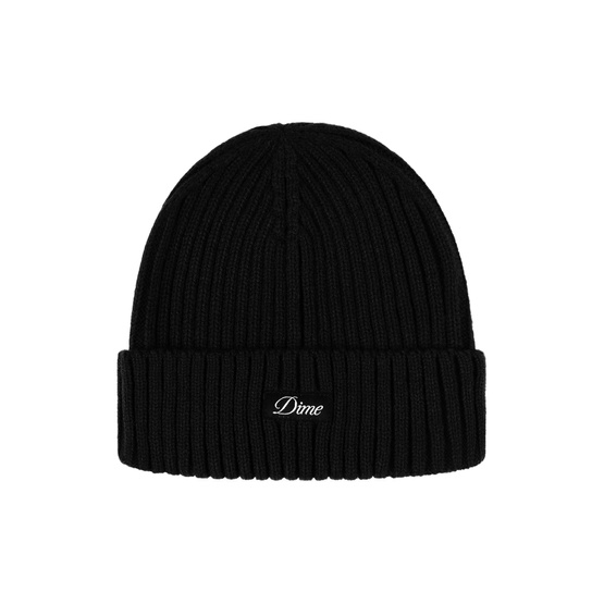 Dime Cursive Fold beanie sky black