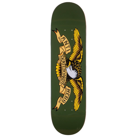 Anti Hero Classic Eagle Skateboard Deck Moss Green