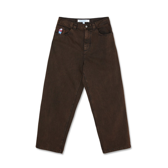 Pantaloni din fleece Big Boy Jeans - maro negru