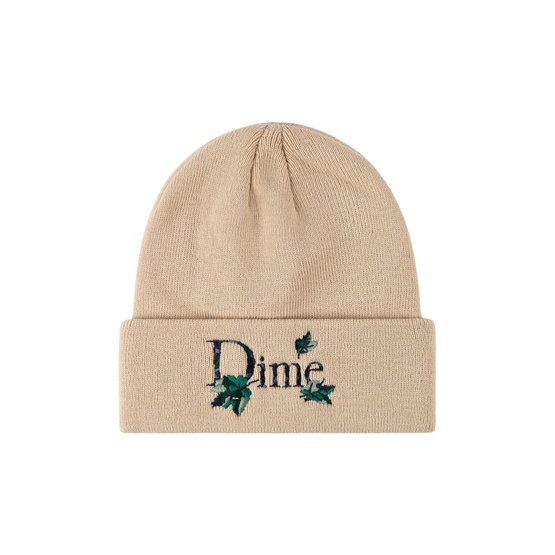 căciulă Dime Classic Leafy Fold Beanie bej deschis