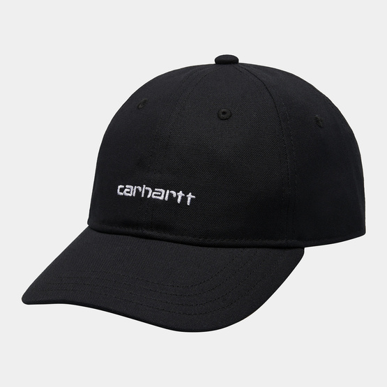 carhartt WIP Canvas Script Cap (negru) 