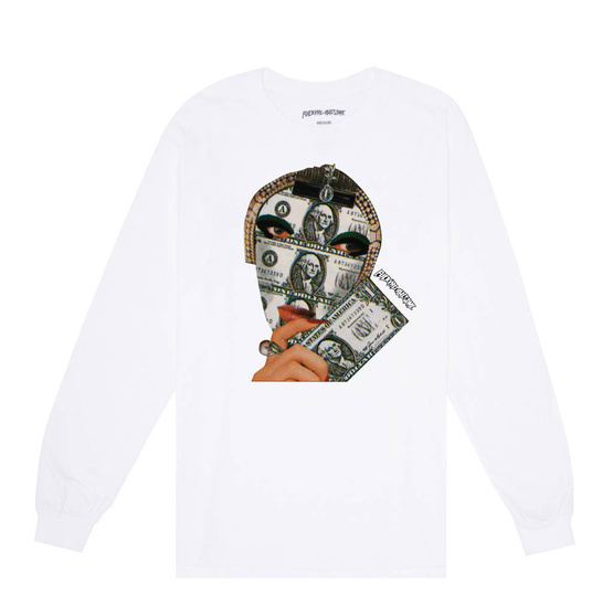 fucking Awesome - Money Face L/S Tee (alb)