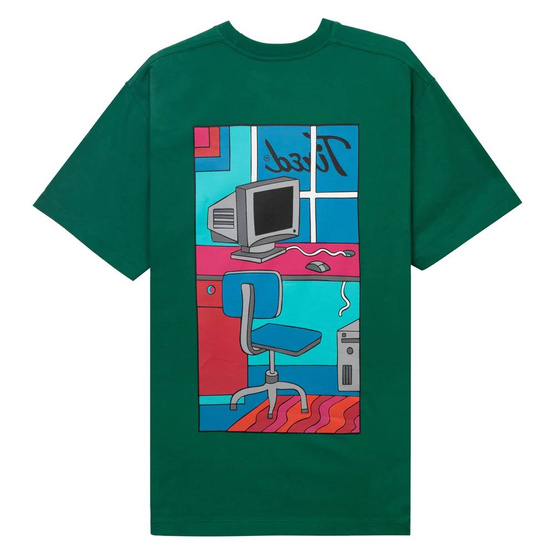 tired Workstation Pocket Tee (verde închis)