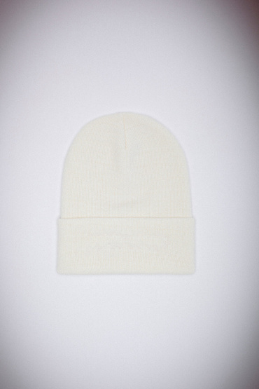 Fucking Awesome Drip Embroidered  Beanie (Natural)