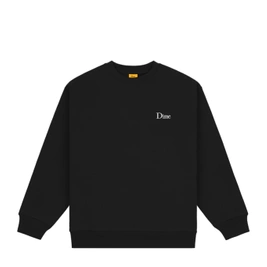 Dime Classic Small Logo Crewneck (Black)