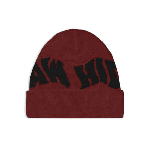 Raw Hide OG Logo Beanie (Dark Red)