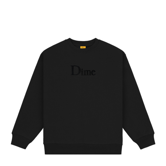  Dime Classic Logo crewneck black