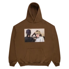 Violet On A Violet High Hoodie brown