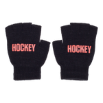 Hockey Fingerless Gloves black