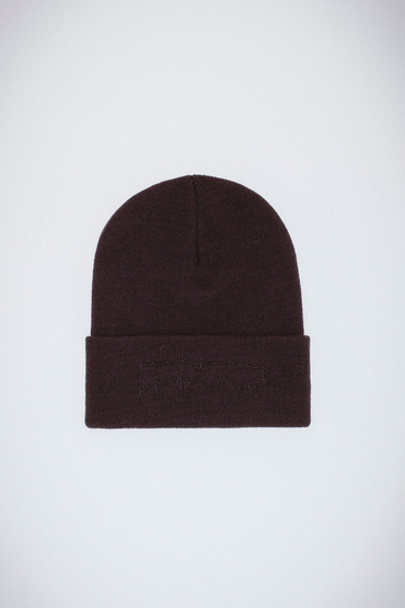 Fucking Awesome Drip Embroidered  Beanie (Black)