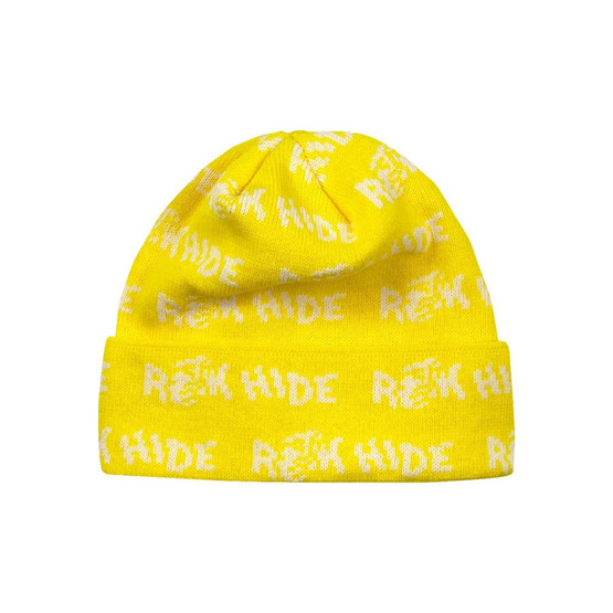 căciulă Raw Hide Beanie Small Logo (galben)