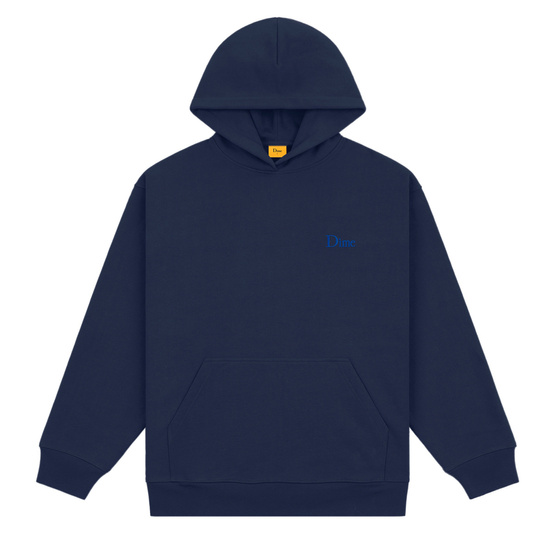 dime Classic Classic Small Logo Hoodie navy