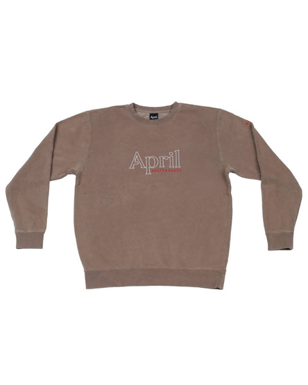 April Og Embroidery Crew Sweatshirt cu broderie