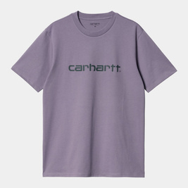 carhartt WIP S/S Script T-Shirt (violet sticlos)