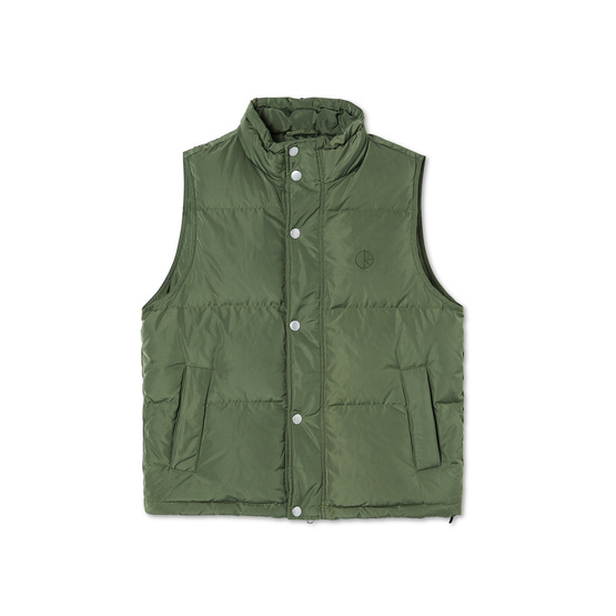 vesta puffer fleece puffer olive deschis