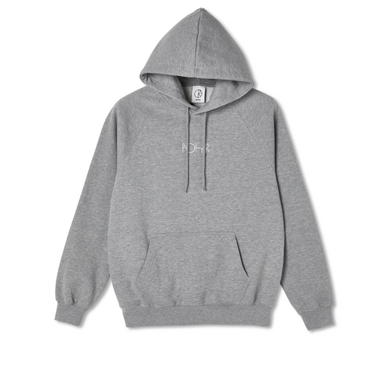 hanorac fleece cu logo implicit Heather Grey