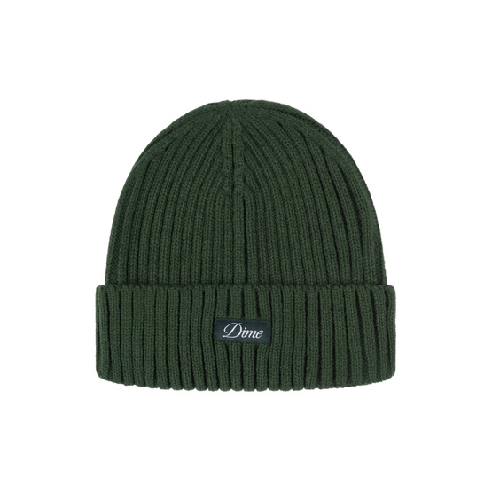 Dime Cursive Fold beanie forest