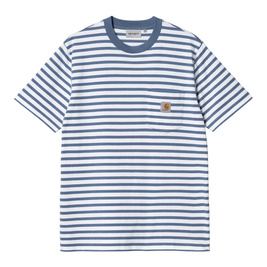 Carhartt WIP S/S Seidler Pocket T-Shirt (Sorrent/ White)