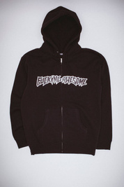 Fucking Awesome Stamp Logo Zip hoodie black