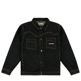 dime Denim Western Jacket negru spălat