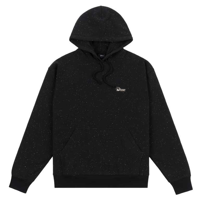  Dime Classic Grip hoodie black speckled