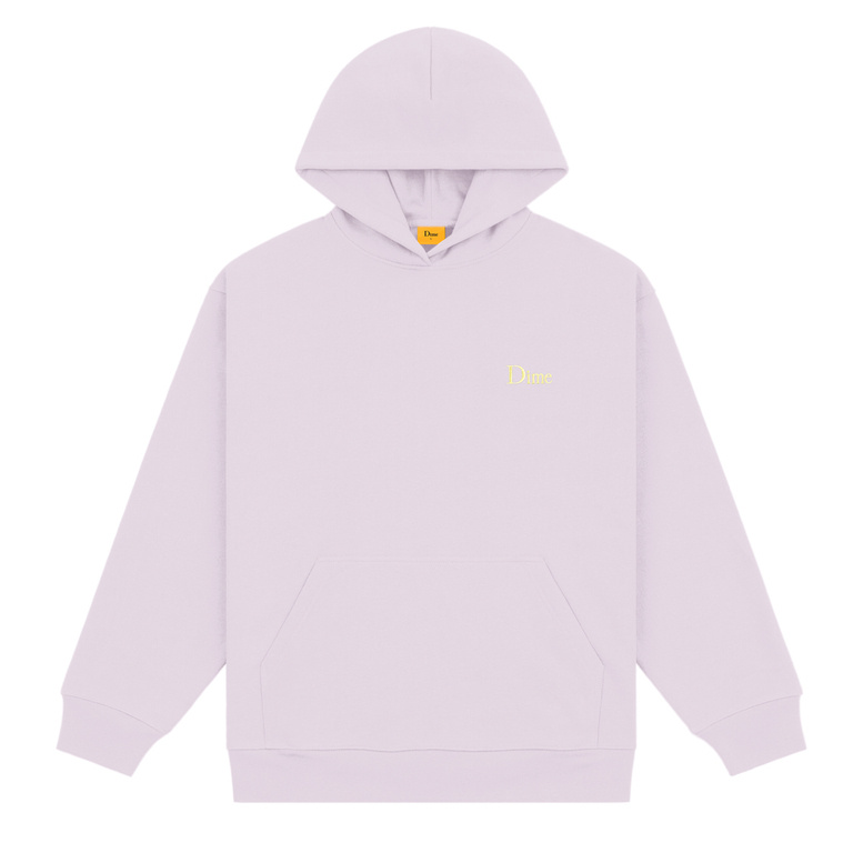  Dime Classic small logo hoodie dusty pink