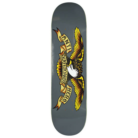 Anti Hero Classic Eagle Skateboard Deck Gri