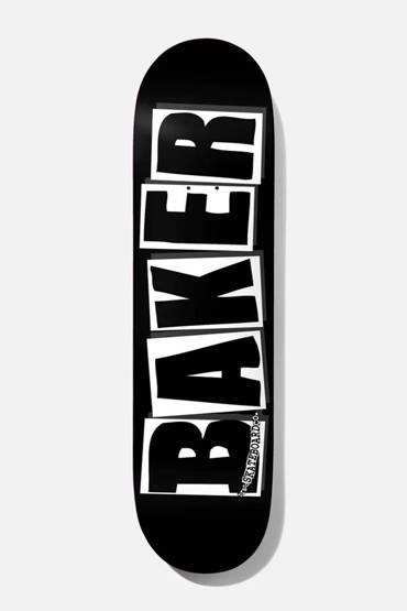 Baker X Deathwish- Black Brand Logo Black