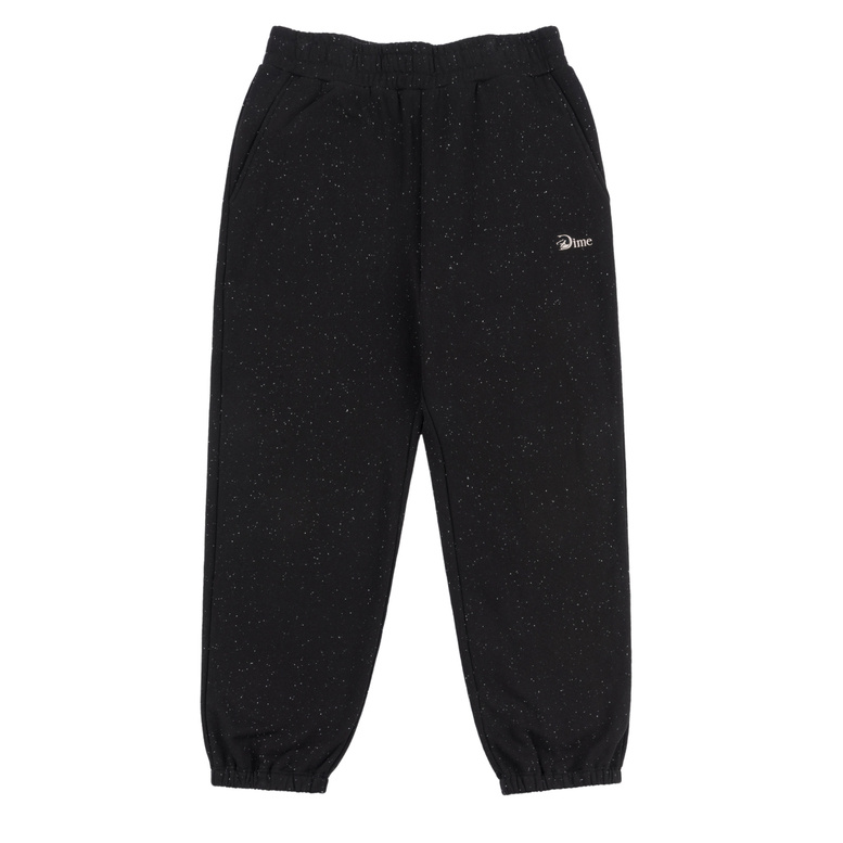 Dime classic grip sweatpants black speckled