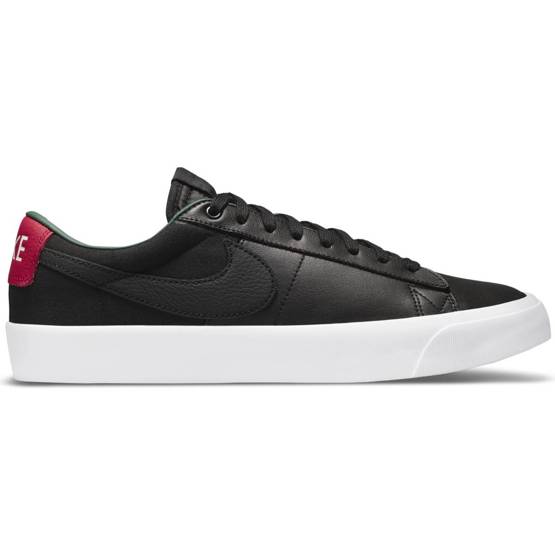 Nike Sb Zoom Blazer Low Pro Gt Premium Negru / negru / negru-varsity Red - pantofi de brad