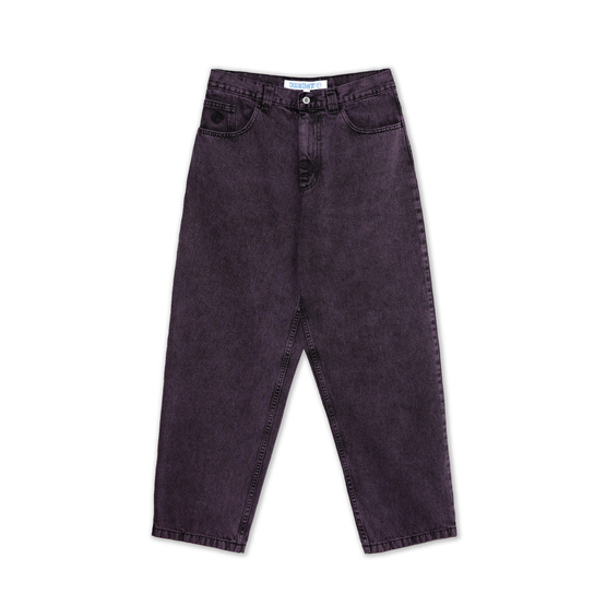Pantaloni din fleece Big Boy Jeans - Violet Negru