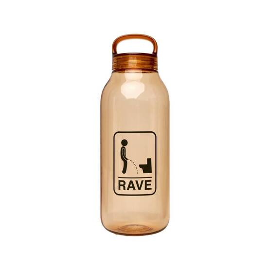 Rave Skateboards- Rave X Kinto 500 ml Water Bottle (Amber)