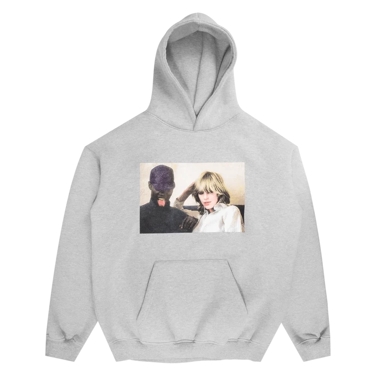 Violet On A Violet High Hoodie grey