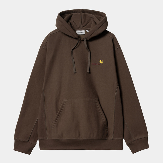 carhartt WIP cu glugă și glugă American Script Sweatshirt (Buckeye)