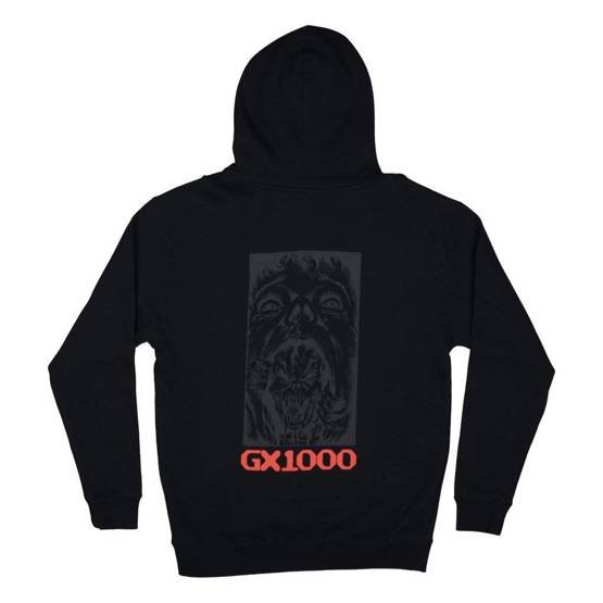 gx1000 Bipolar Hood Sweatshirt cu glugă [negru]