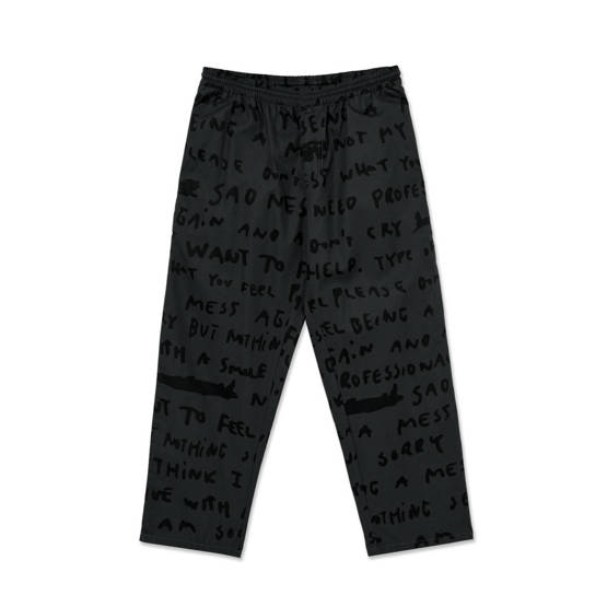 pantaloni de surf Polar Sad Notes (grafit)